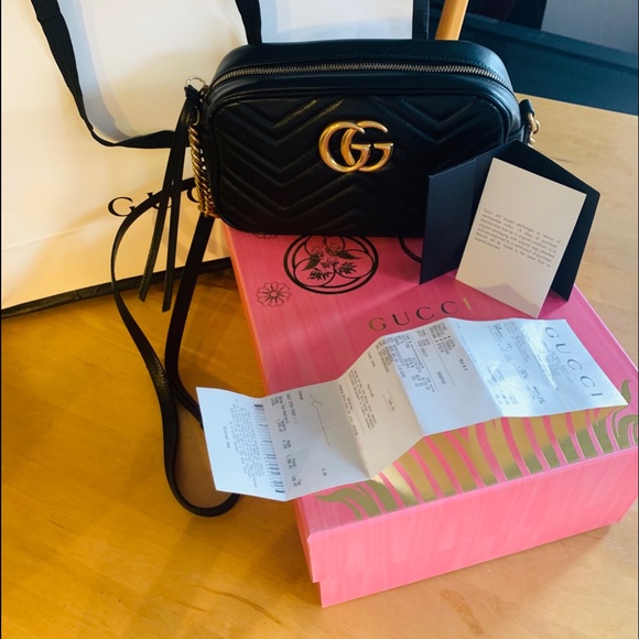 AUTHENTIC Gucci GG Marmont SM Camera Shoulderbag - Picture 8 of 14